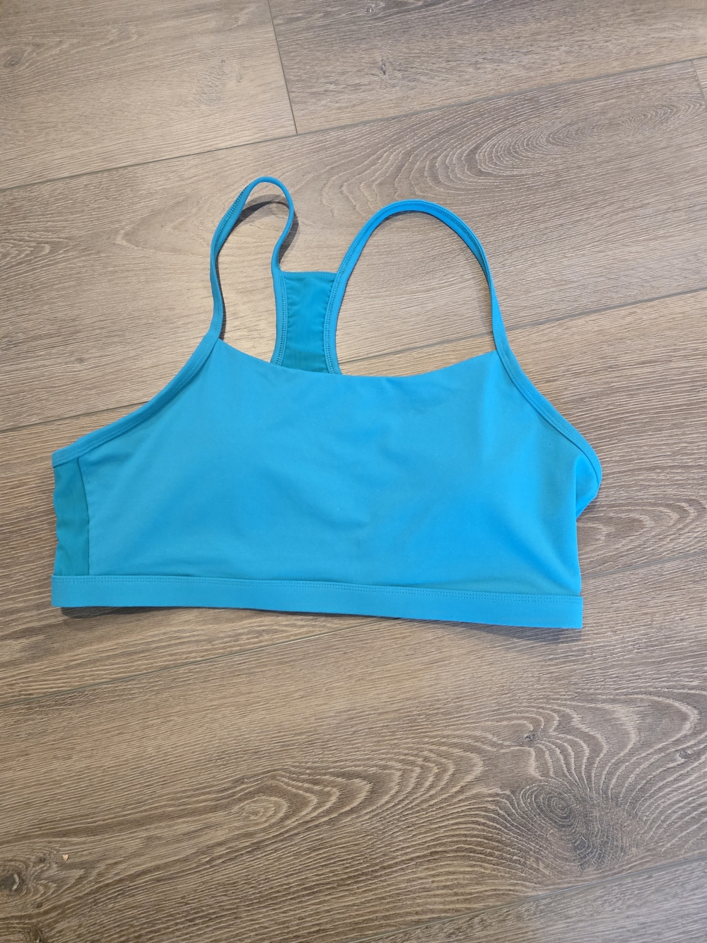 Fabletics Bright Turquoise Racerback Sports Bra